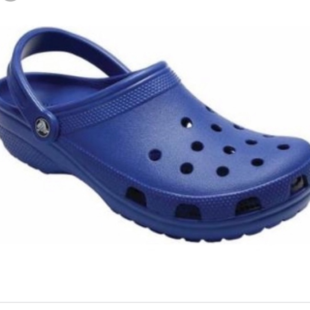 Blue crocs
